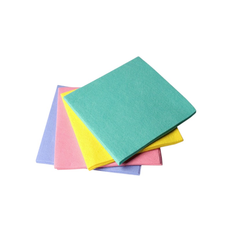 Mikrofasertuch - Allzweck-Viskose - Vliesstoff - Rot - 1x10 Stück